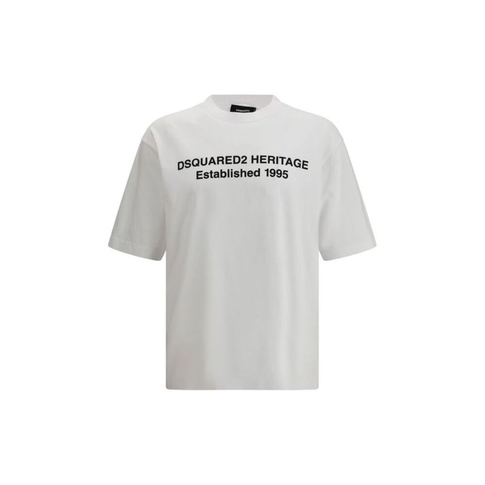 Dsquared² White Cotton Men's T-Shirt